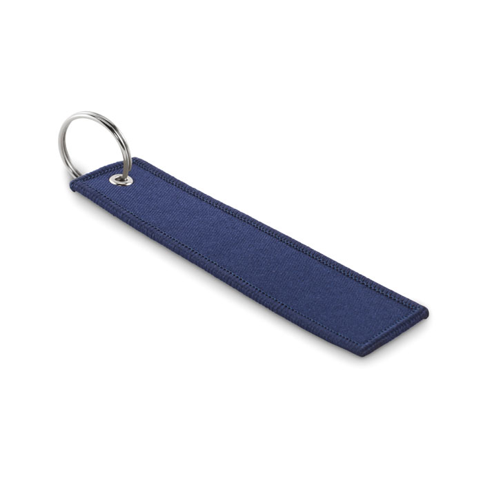 Porte clés promotionnel Key tag TAKEOFF Bleu marine